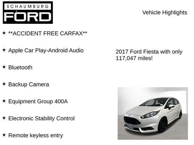Used 2017 Ford Fiesta ST