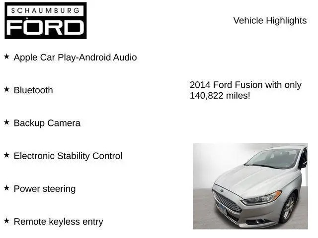 Used 2014 Ford Fusion SE